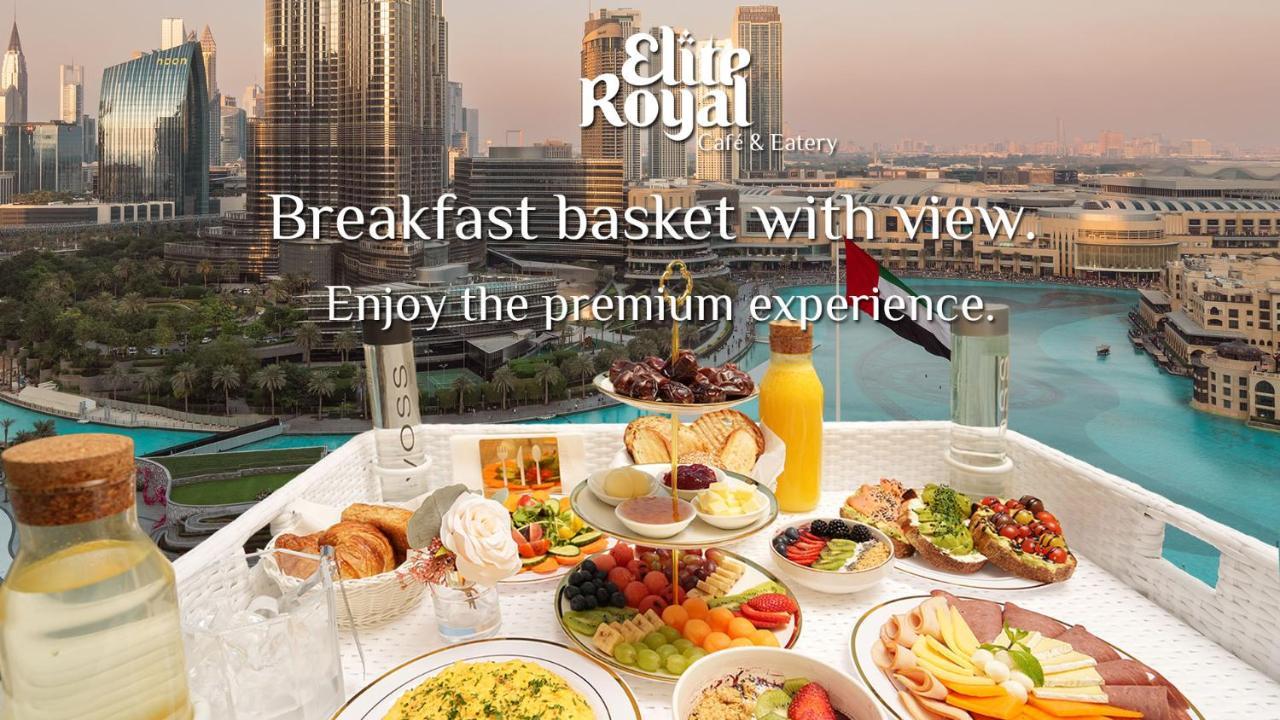 Elite Royal Apartment - Full Burj Khalifa & Fountain View - 2 Bedrooms And 1 Open Bedroom Without Partition Dubaj Kültér fotó