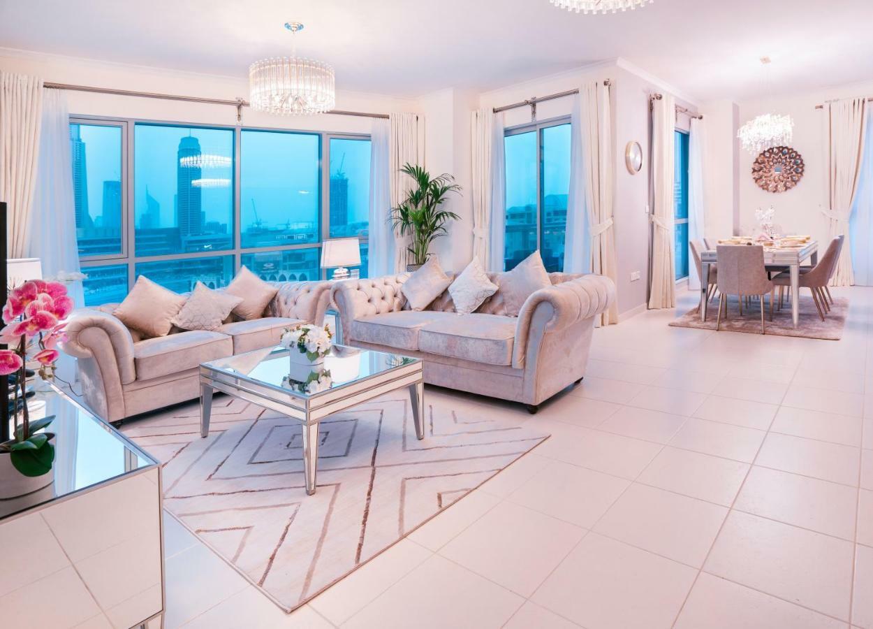 Elite Royal Apartment - Full Burj Khalifa & Fountain View - 2 Bedrooms And 1 Open Bedroom Without Partition Dubaj Kültér fotó